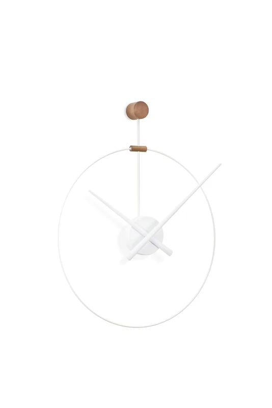 NOMON MONARO Minimalist Design Wall Clock White Oak - Image 1