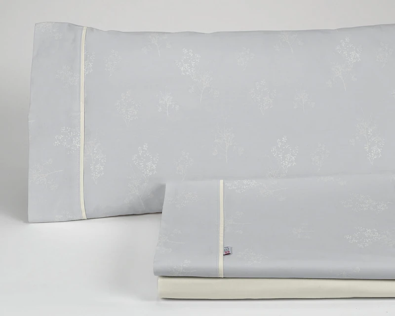 AlexandreHouse Juego de sábanas Vairy pearl colour. Cama de de 150 cm. 3 pieces