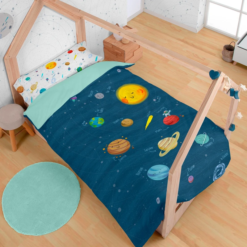 Dúo de funda nórdica Space Impresión Digital - Cama de 105 cm - Image 1