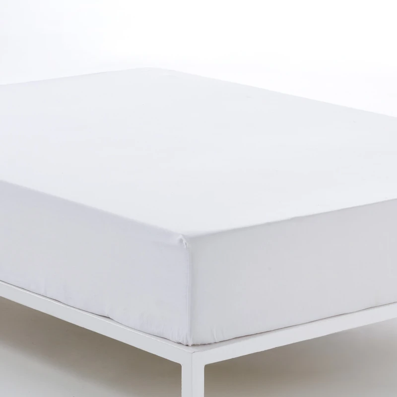 Adjustable White Cama de 200 (35 cm high) - 50% Cotton / 50% Polyester - 144 Hilos. Gramage: 115 - Image 1