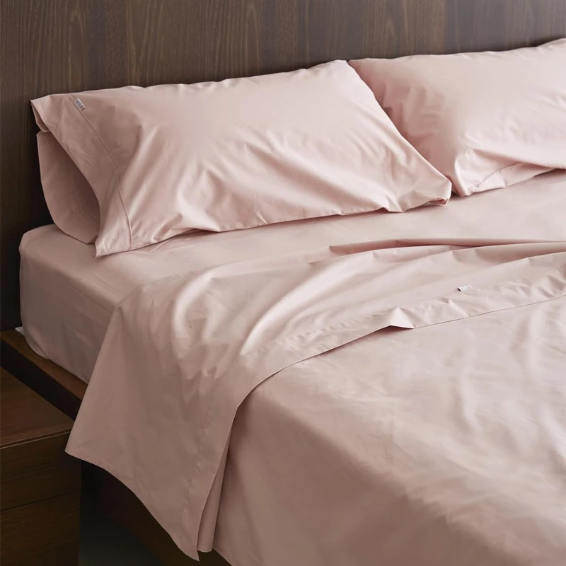 AlexandreHouse Juego de sábanas Liso 200H nude. Cama de 135/140 cm. 3 pieces
