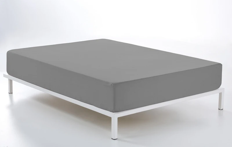 Adjustable colour Plomo Cama de 200 (28 cm high) - 50% Cotton / 50% Polyester - 144 Hilos. Gramage: 115 - Image 1