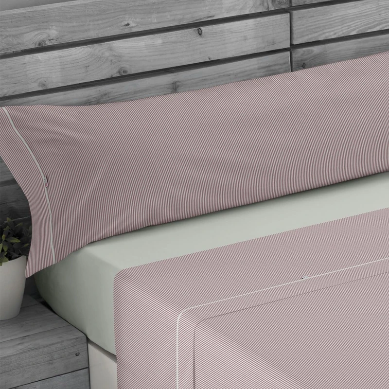 AlexandreHouse Juego de Algodón Greta Terracota. Cama de 135/140 cm. 3 Pieces - Image 1