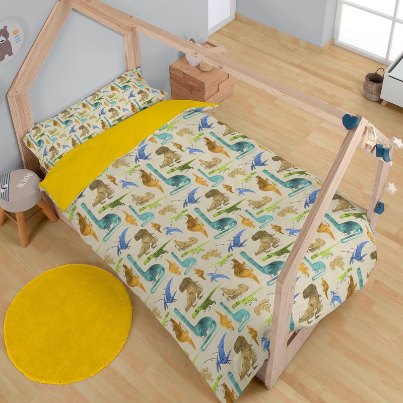 AlexandreHouse Dúo de funda nórdica Saurios Impresión digital - Cama de 105 cm.