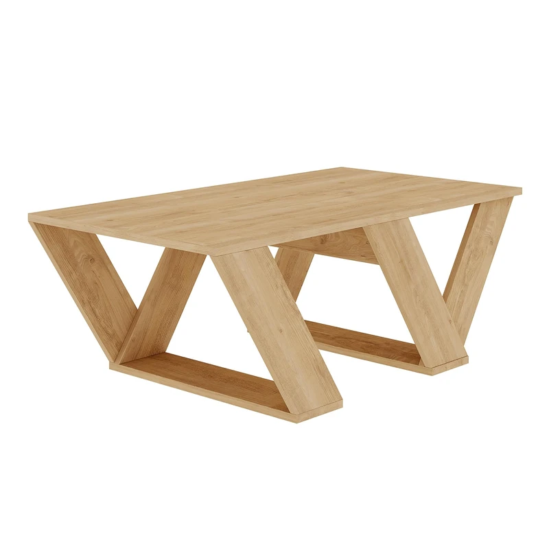 AlexandreHouse Mesa de centro diagonal color safir. (high 40 cm/hip 110 cm/bottom 60 cm) - Image 1