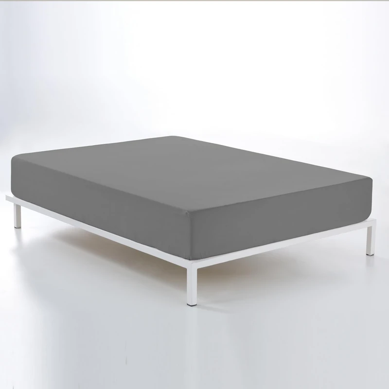 Sábana Bajera Adjustable Titanium Colour Cama de 200 (Hasta 30 cm Height)
