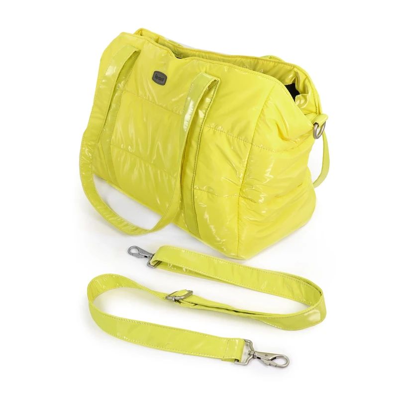 Record - Subzero Transport Bag for Dogs and Cats, Dog Transport Box Made of Durable Polyester with Colour Changing Effect, Removable Shoulder Strap, Rear and Inner Pocket with Zip