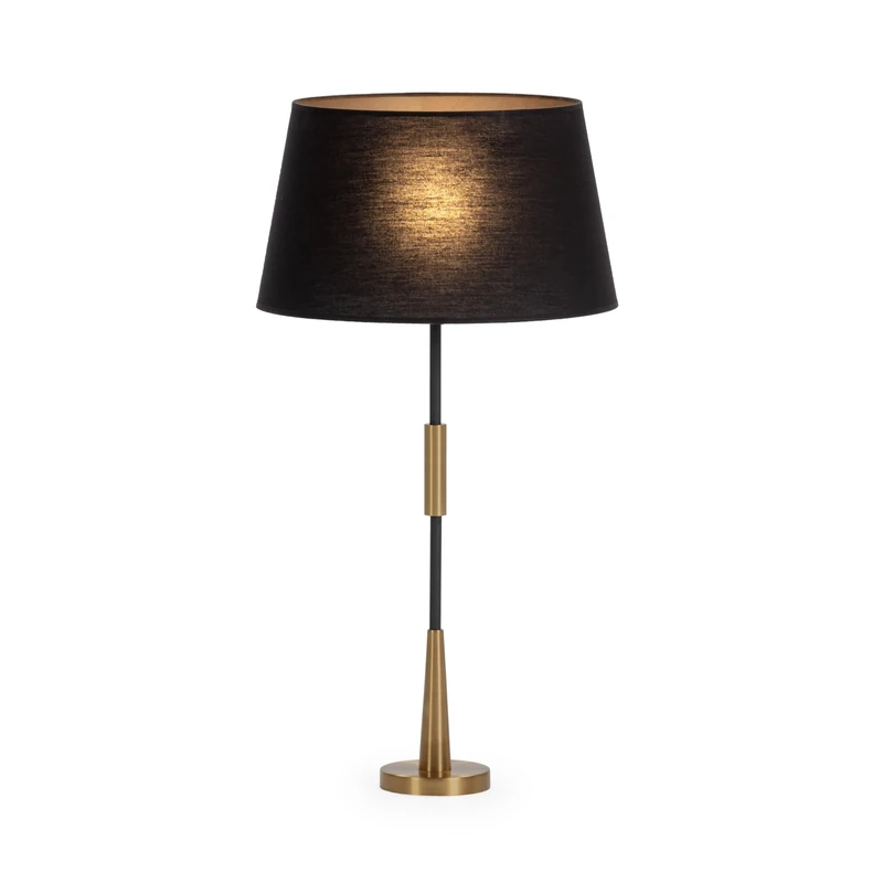 AlexandreHouse Susmesa Lamp 12 x 12 x 60 cm Metal Dorado/Black/Sin Trousers