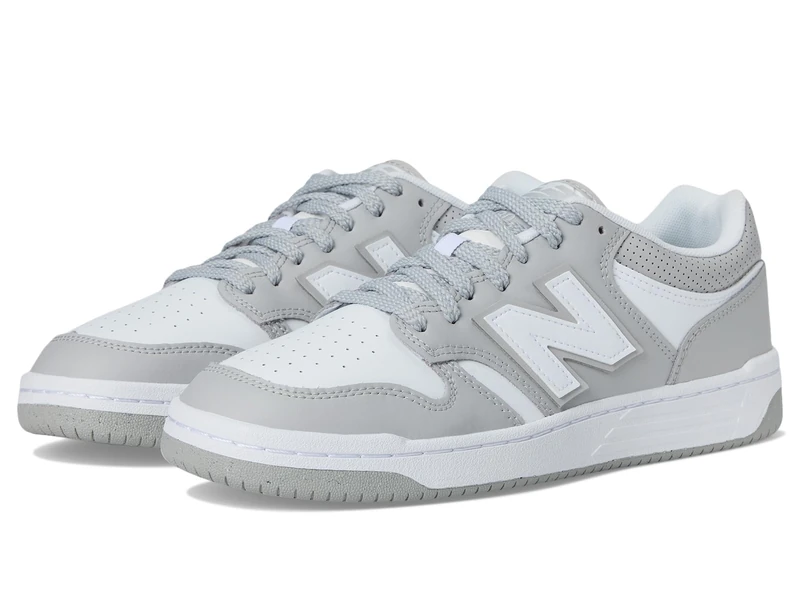 New Balance Men's 480 Shoes, Grey/White, 4/M