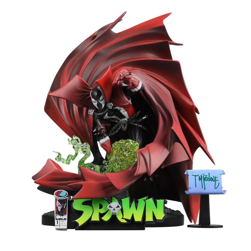 McFarlane Toys - Spawn #1 (Black White & Red All Over) 1:10 Scale Resin Statue