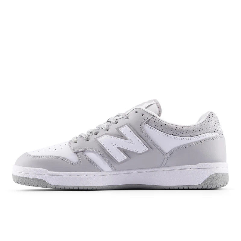 New Balance Men's 480 Shoes, Grey/White, 7.5/M