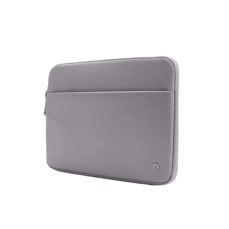 Incase A.R.C. Sleeve with ReSpun 100% Recycled Polyester - 14" MacBook/Laptops & iPad/Tablet Case - Cushioned Faux Fur Lining, External Zippered Slip Pocket (Grey, Most 14" Laptops)
