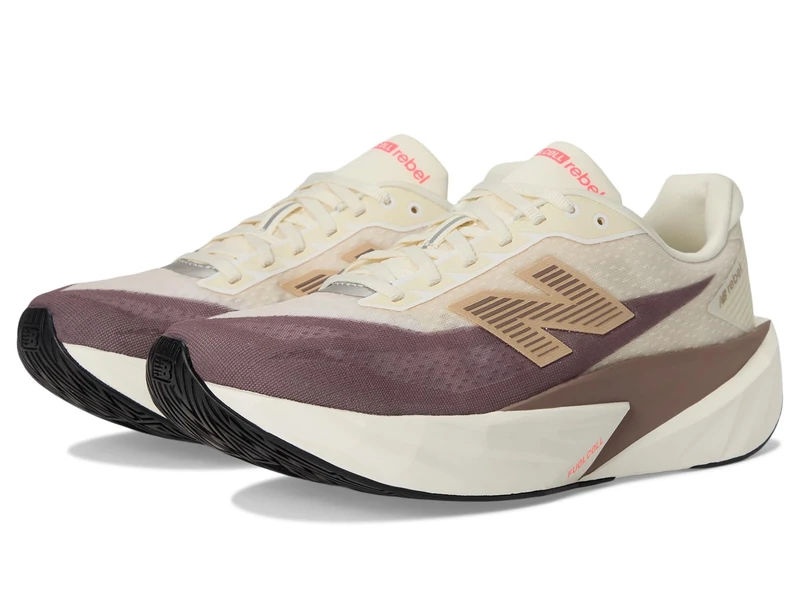 New Balance Men's FuelCell Rebel V5 Running Shoes, Beige, 11