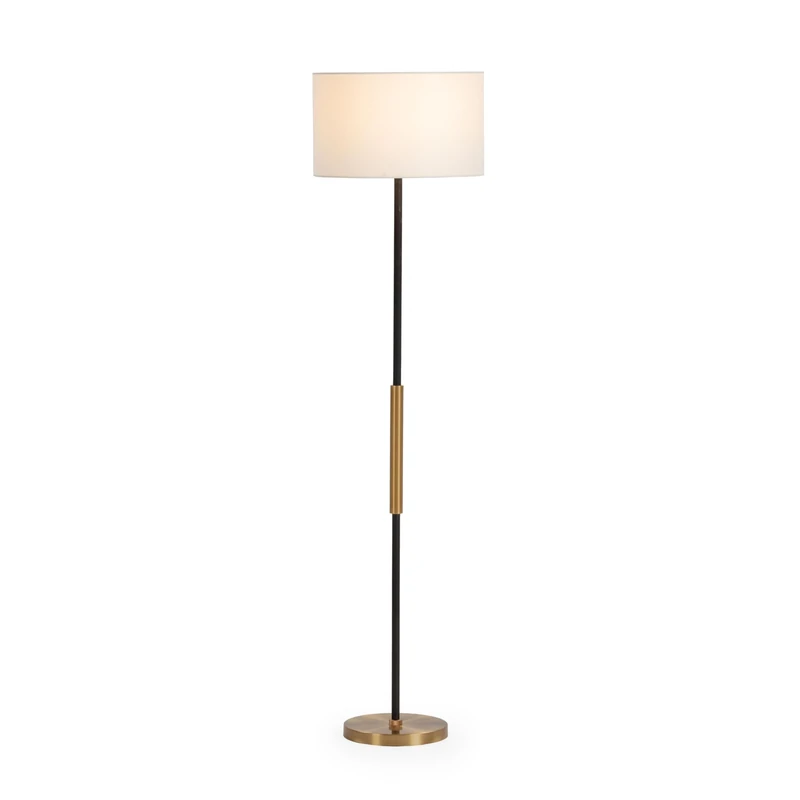 AlexandreHouse Pie Lamp 25 x 25 x 146 cm Metal Dorado/Black/Sin Trousers