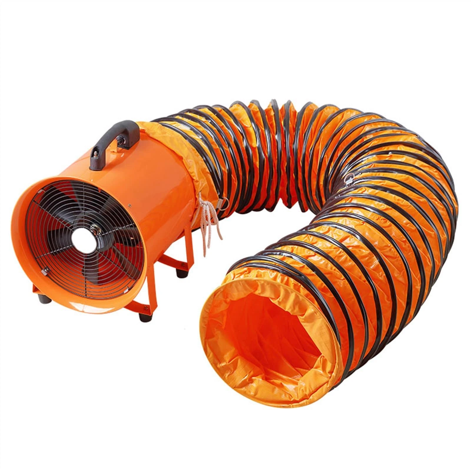 ventilation fan Utility Blower Fan, Portable Ventilation Fan, High Velocity Ventilator 5 m/10 m Duct Hose, Fume Extractor for Exhausting and Ventilating at Home powerful bathroom e,5 meters-14 Inch