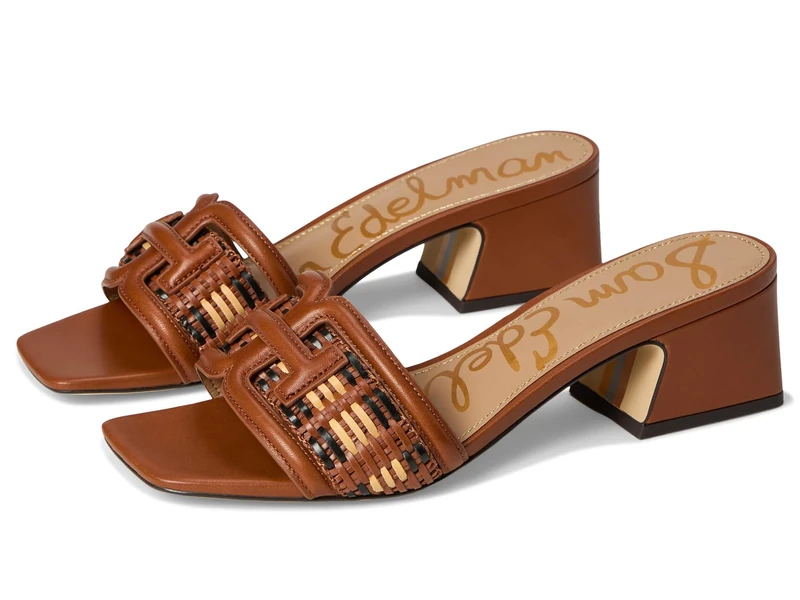 Sam Edelman Women's Waylon Heeled Sandal, Brown Multi, 7 UK