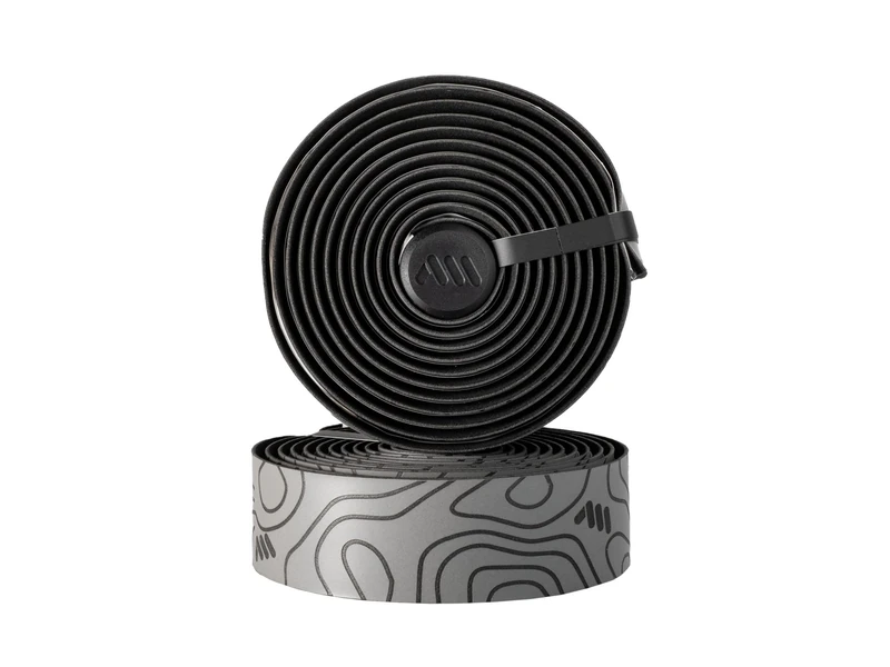 All Mountain Style AMS Sterrato Bicycle Handlebar Tape for Road Bikes, Grey - Image 1