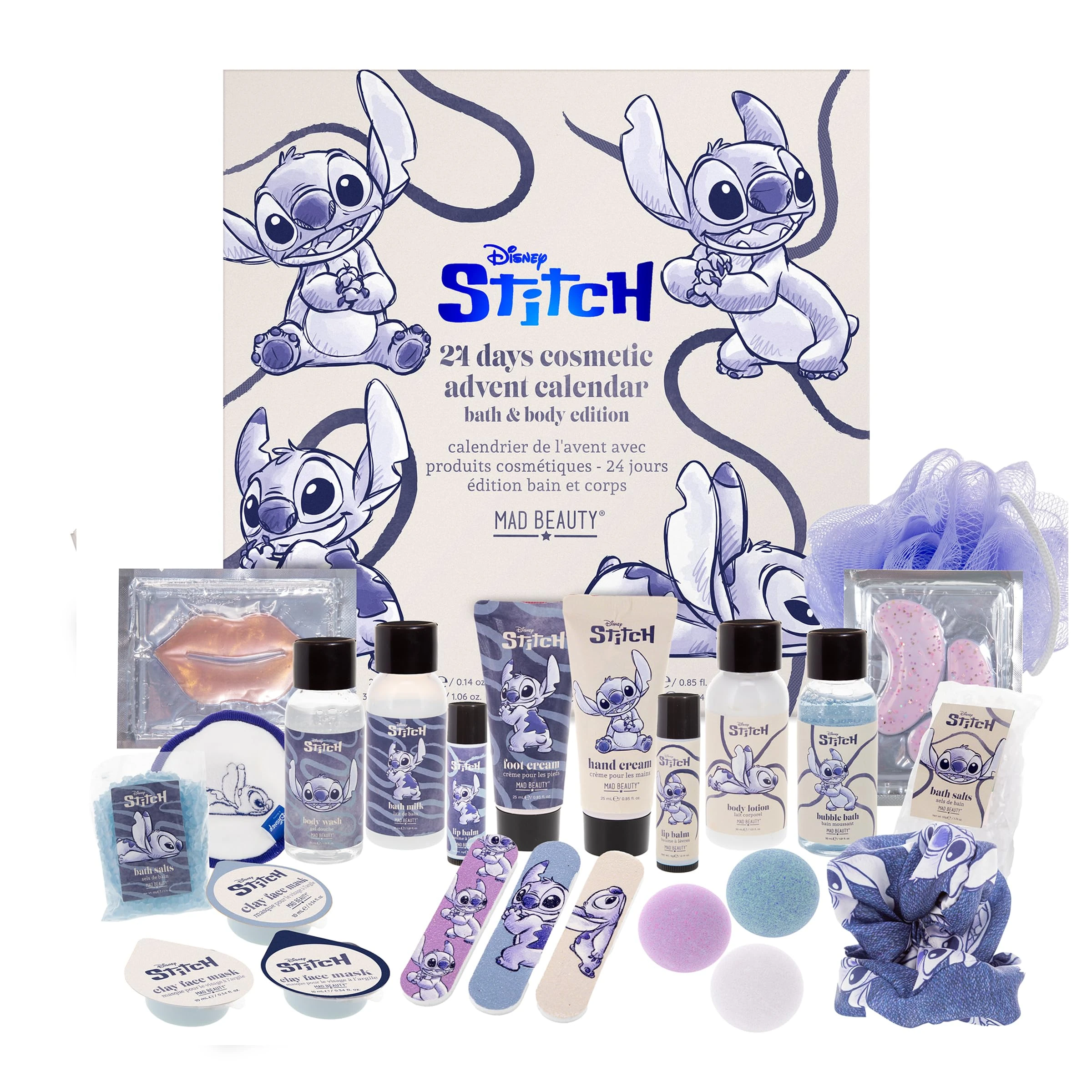 Disney Stitch, Denim Bath & Body Advent Calendar
