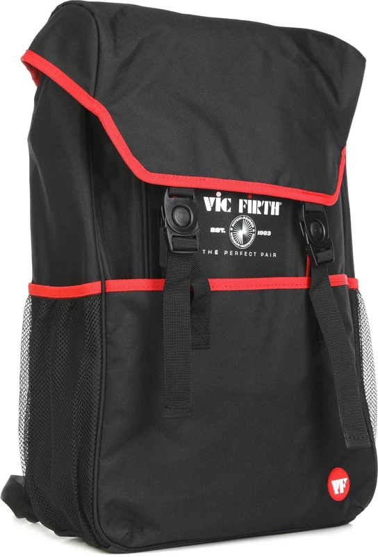 VIC FIRTH - VXBP0053 - Case for Drumsticks Backpack Collection Protegé - Red, Black