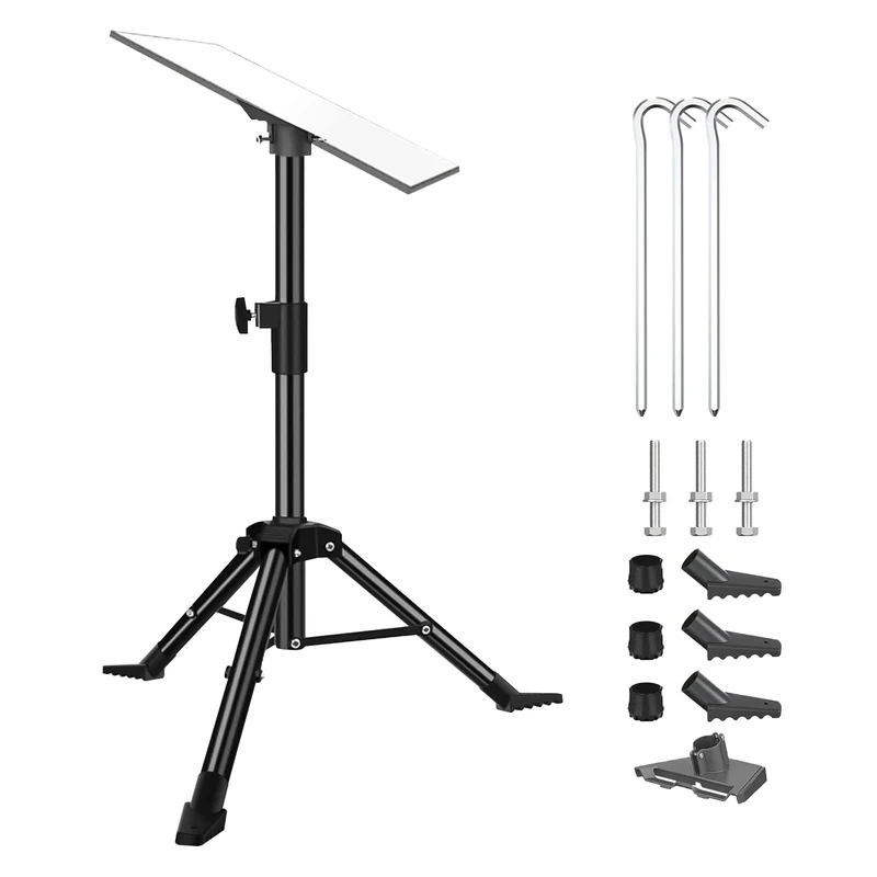 Starlink Gen 3 Tripod Stand, Portable Starlink Gen 3 Mounting Kit with Starlink Gen 3 Pipe Adapter and 60cm-95cm Telescopic Pole, Compatible with Starlink Standard V3 Dish