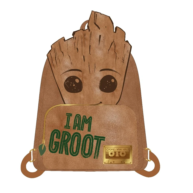 CERDÁ LIFE'S LITTLE MOMENTS Marvel Guardians of the Galaxy Backpack - Groot, Brown, One Size