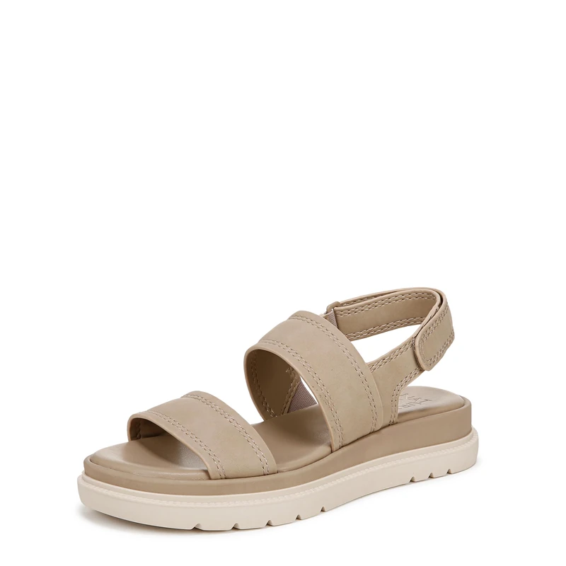 Naturalizer Womens Attract Sandal, Tan, Wide Fit, UK 6
