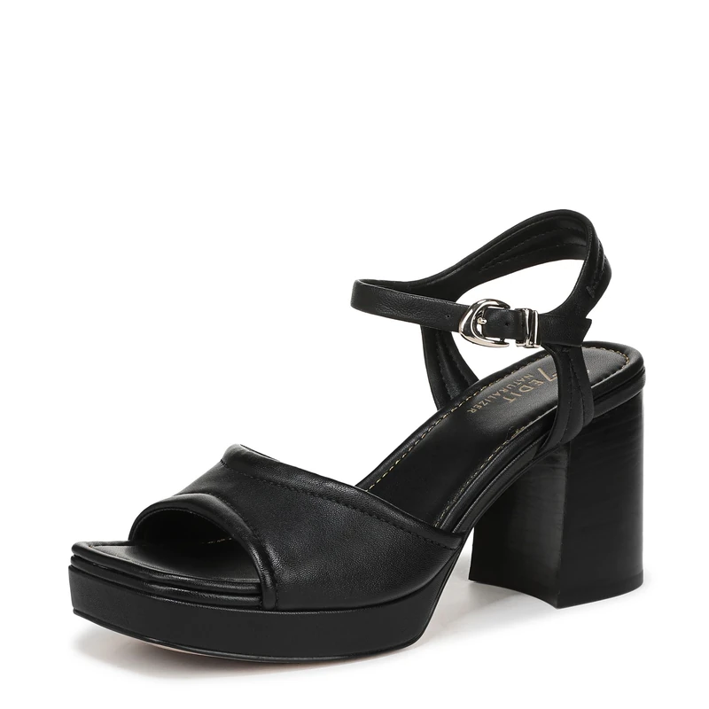Naturalizer Women's Paloma Heeled Dress Sandal, Black, Medium Fit, UK 7