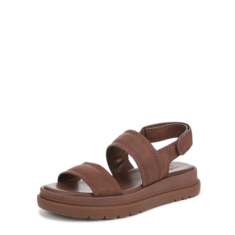 Naturalizer Womens Attract Sandal, Cappucino Brown, Wide Fit, UK 8