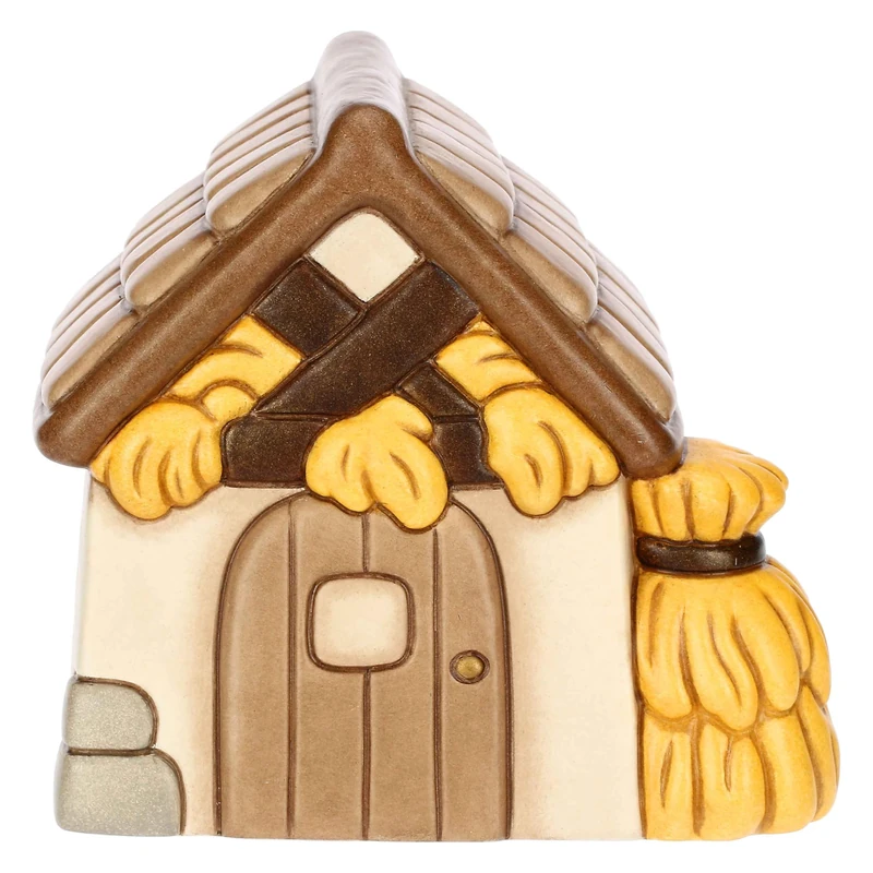 THUN - Ceramic Barn, 12.2 x 9.9 cm, Height 11 cm, Classico Collection