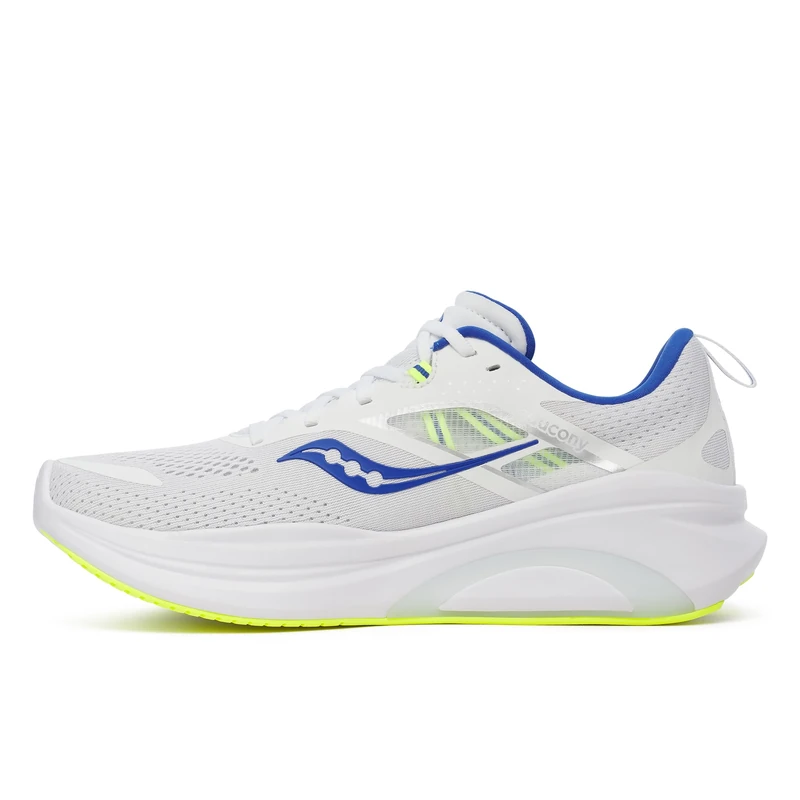 Saucony Men's Omni 22 Sneaker, White/Lapis, 8.5 UK