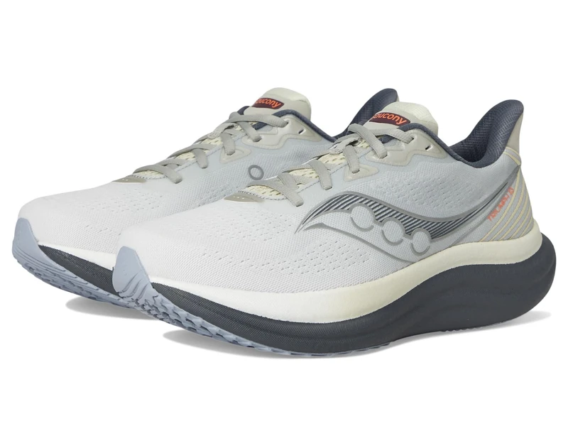 Saucony Men's Triumph 23 Sneaker, Grey/Shadow, 7 UK