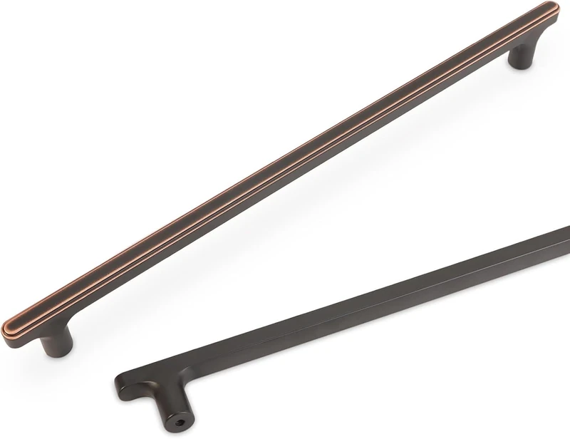 COTYKILEY 10 Pack 12.6 Inch(320mm) Oil Rubbed Bronze Cabinet Handles Kitchen Cabinet Pulls Cabinet Door Handles Kitchen Cabinet Hardware
