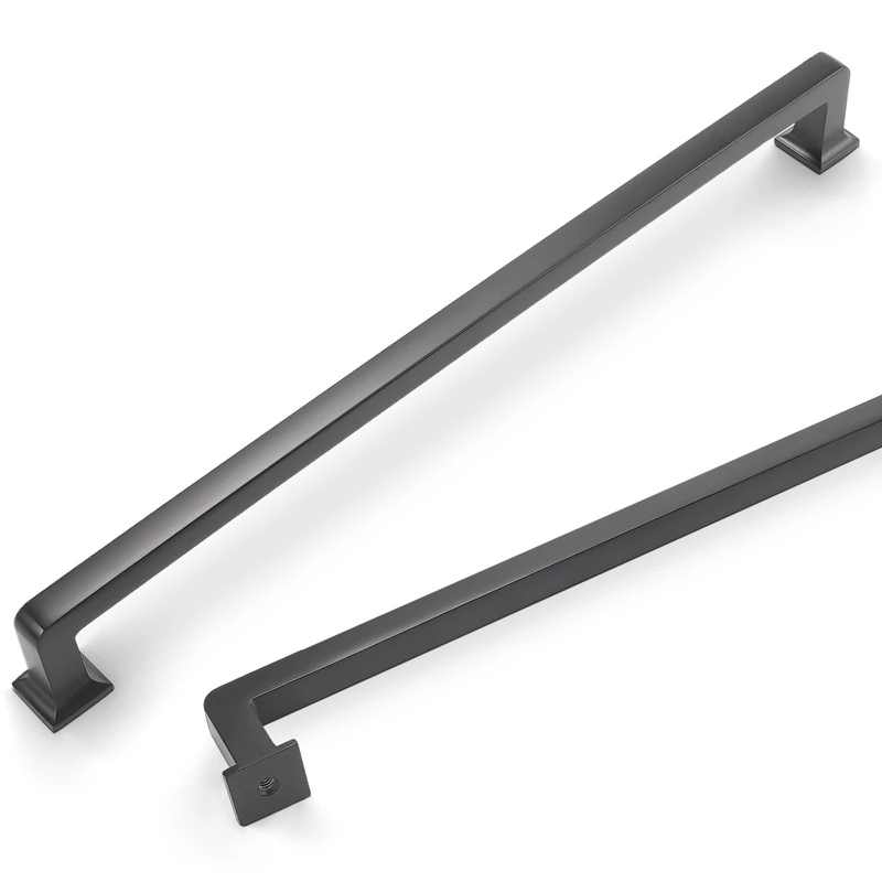COTYKILEY 10 Pack 12.6 Inch(320mm) Matte Black Kitchen Cabinet Handles Cabinet Pulls Cabinet Door Handles Kitchen Cabinet Hardware Cupboard Drawer Pulls Dresser Handles