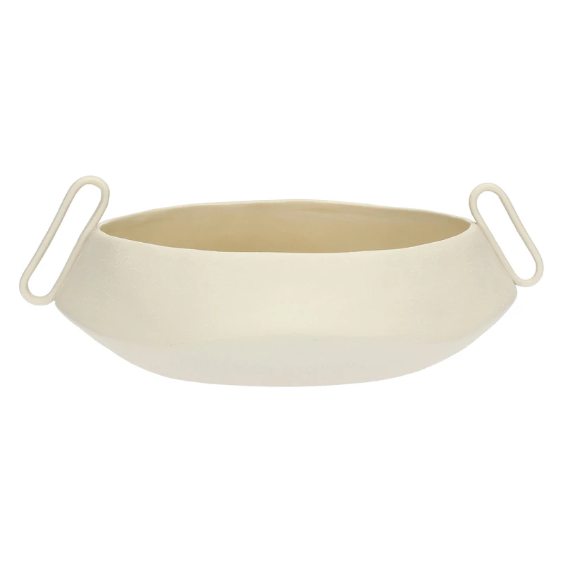 rituali domestici - Low Ceramic Vase, 32 x 31 cm, Depth 11 cm, Portami Collection