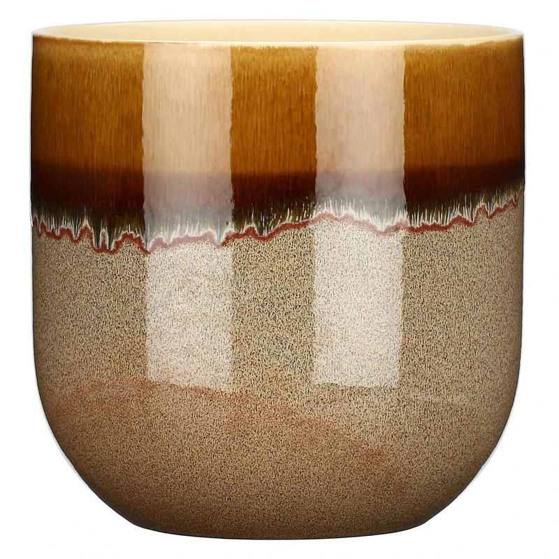 rituali domestici - XL Ceramic Cachepot, 26.5 x 26.5 cm, Depth 27 cm, Introterra Collection - Image 1