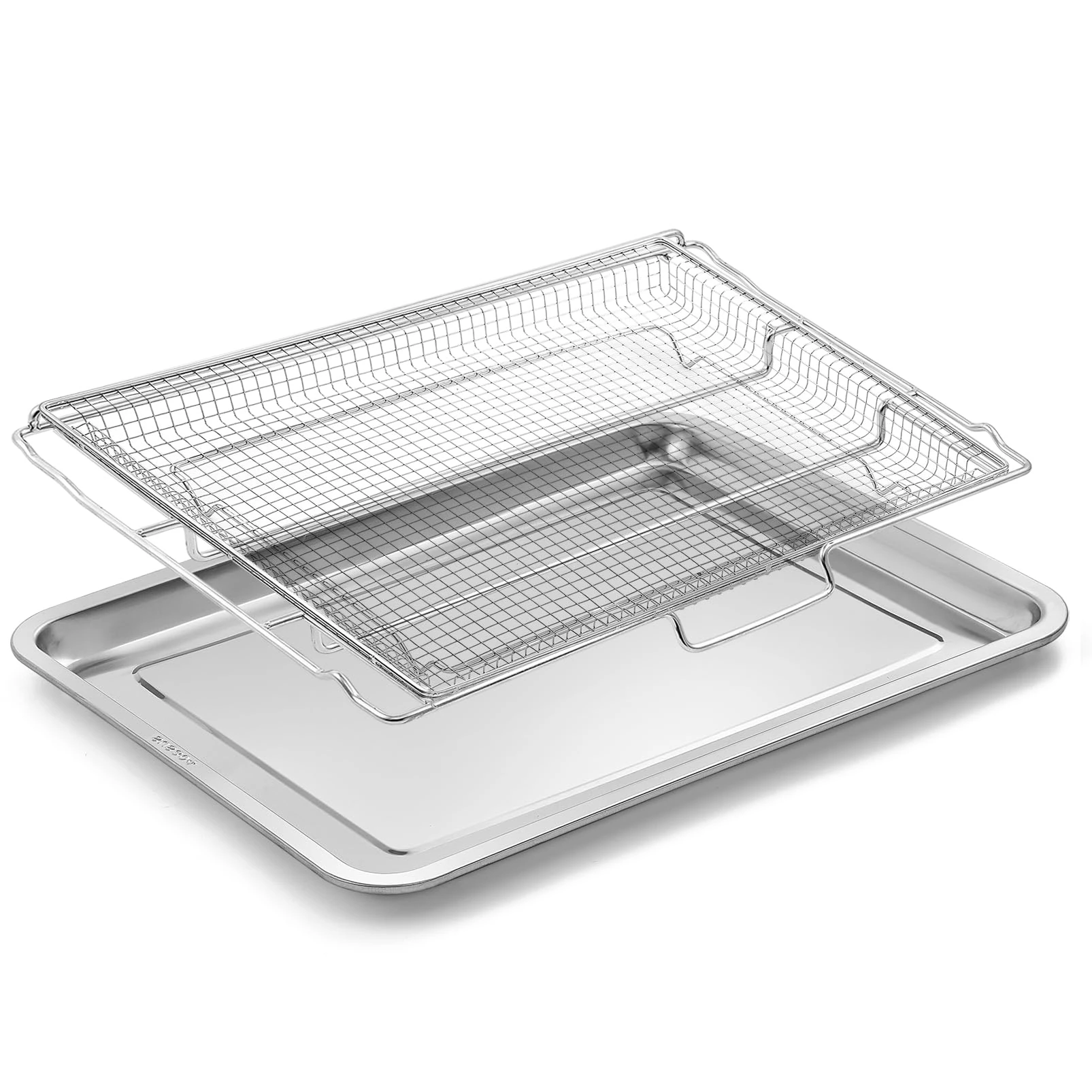 AFT27FRIG Air Fryer Tray Replacement Parts for Frigidaire Ready Cook 27" Air Fry Tray Air Fryer Basket FCWS2727AS Air Fryer Rack 304 Stainless Steel Electric Stove Range Wall Oven Shelf Rack 1 Pack