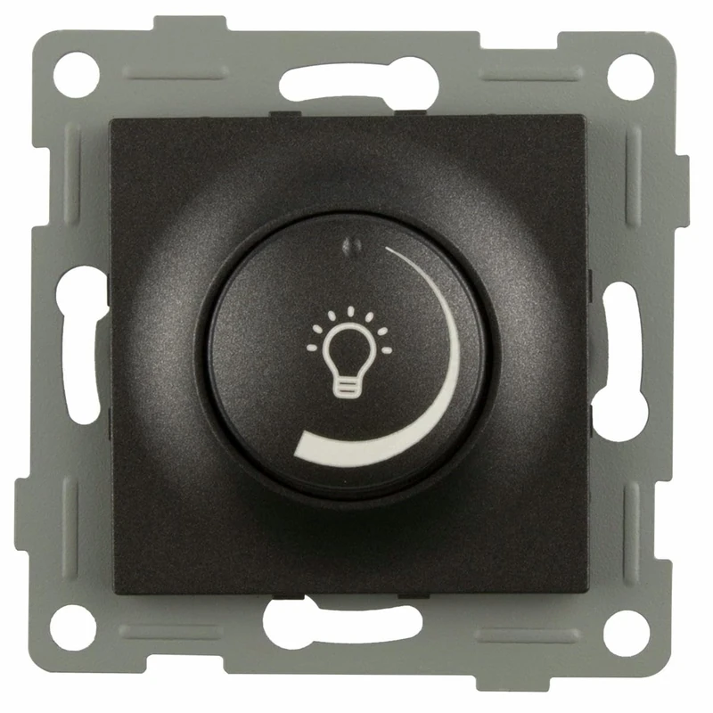 S-EMPOT LED dimmer in Elegant Graphite. Perfect for Controlling Lighting efficiently and stylishly, Adapting to Any Modern Space. Ideal for Your Home. - Image 1