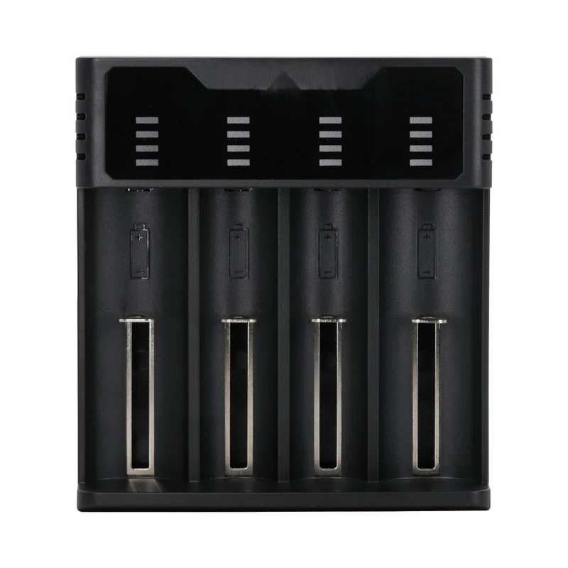 Compact and efficient 4U USB Charger for Lithium 18650 AA/AAA - Ideal for keeping your devices charged anywhere and at all times. Maximize your energy!