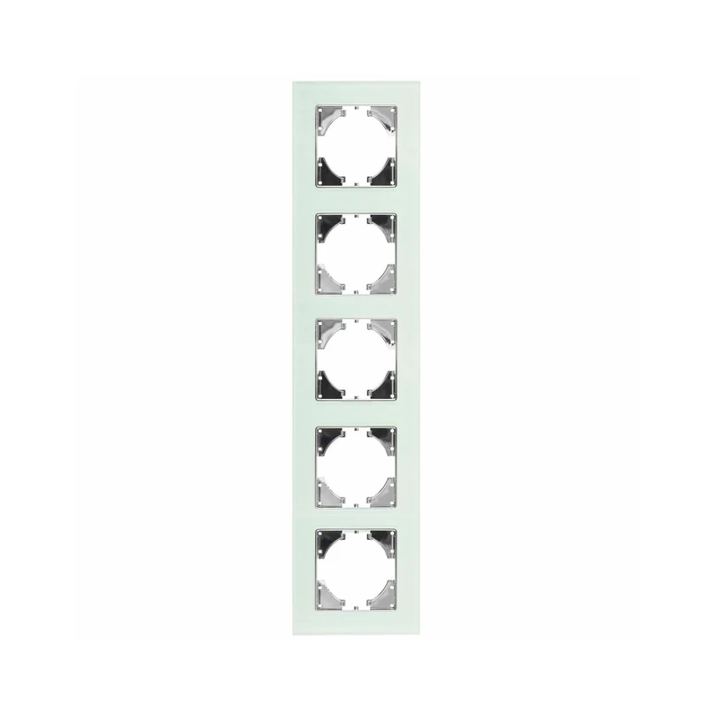 S-EMPOT.Natural Crystal Frame 5ELEM.Hori: Elegant recessed with Natural Glass and a Modern Five-Element Frame, Ideal for Illuminating and Decorating Any Space with Style.