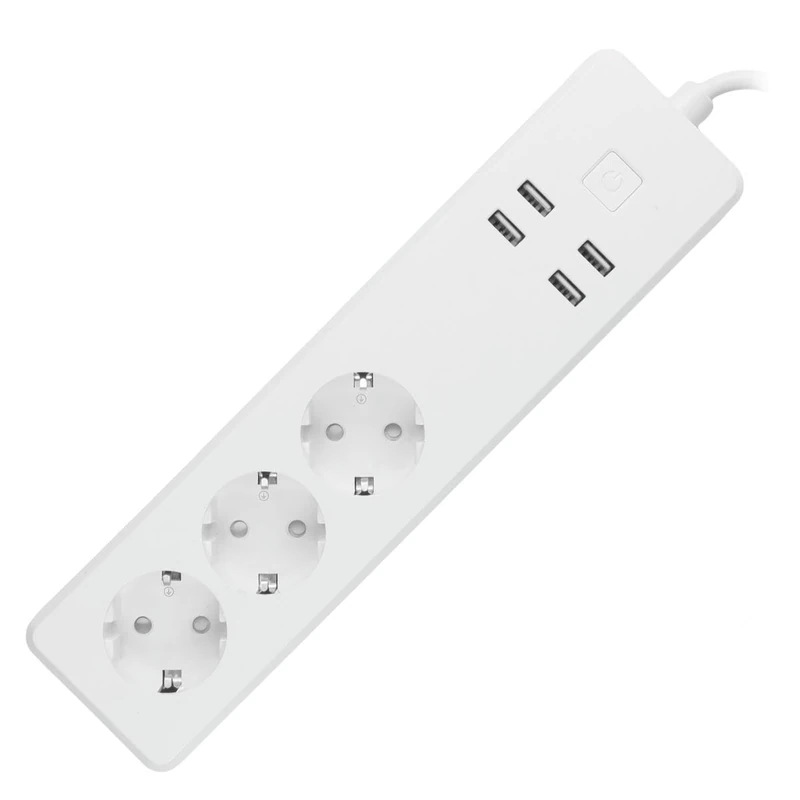 Smart WiFi Base 3T & 4USB 1.8M: Connect and charge multiple devices efficiently.Perfect for home and office, offers advanced technology for fast and stable connections. - Image 1
