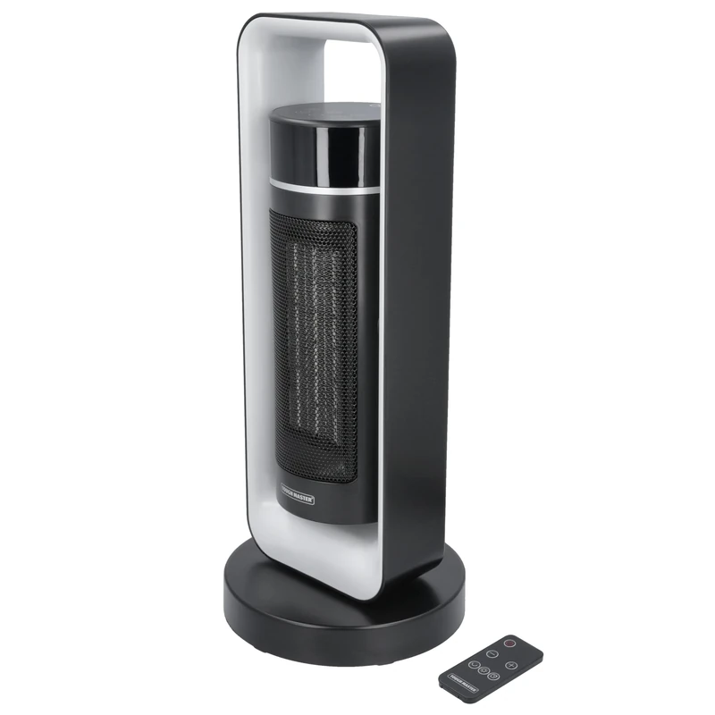 TOUGH MASTER Electric Heater 2000W PTC Ceramic Heater with 3 Modes, 12H Timer, 40° Oscillation, Overheating & Tip-Over Protection, Energy-Saving-ECO-Mode, Remote Control