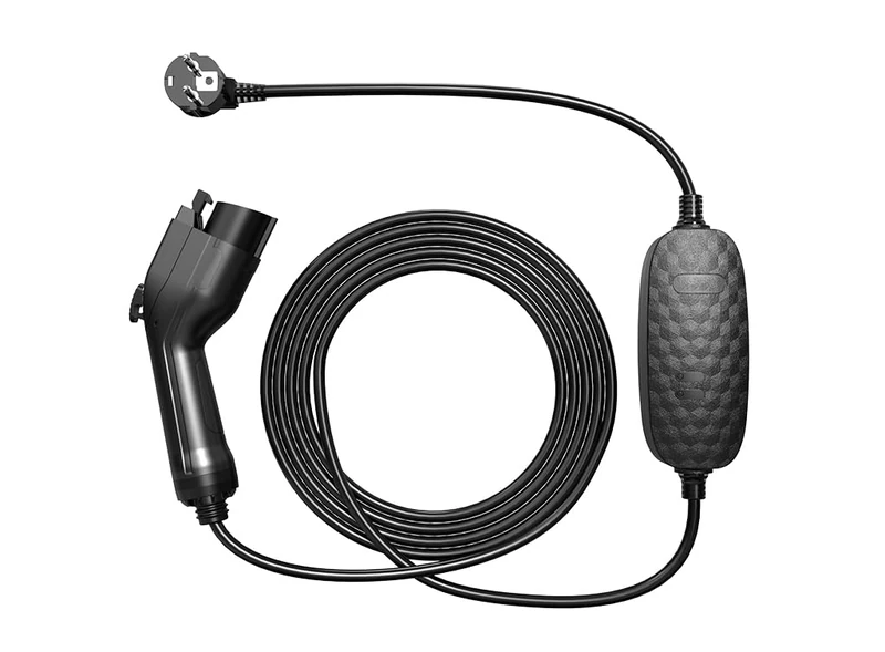 16A 5m IP55 230V Single Phase Portable Charger; Ideal for Charging Electric Vehicles Outdoors.