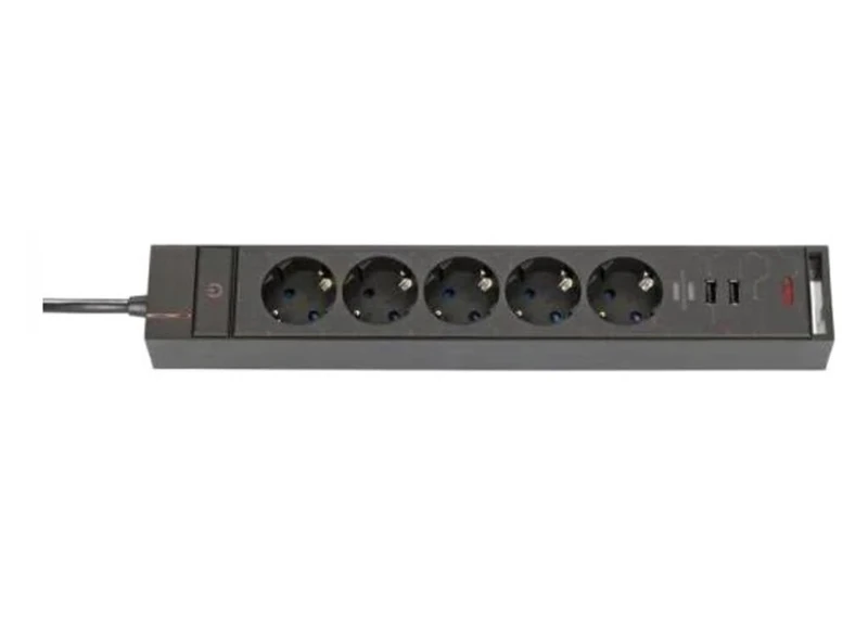 Gaming Power Station with 5 outlets and 2 USB Type-A Ports, Ideal for Gamers That Require Multiple Connections conveniently and efficiently. Perfect for Your Gaming Setup. - Image 1