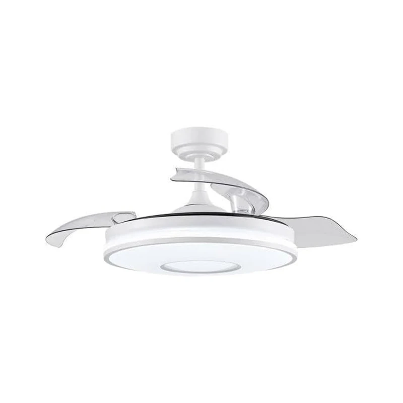 Brightium DC Fan 72W 7200lm 3 Blades 6 Speeds 108° 3000-4000-6000K with Remote Control, Memory and Timer – Ideal for Refreshing Spaces.