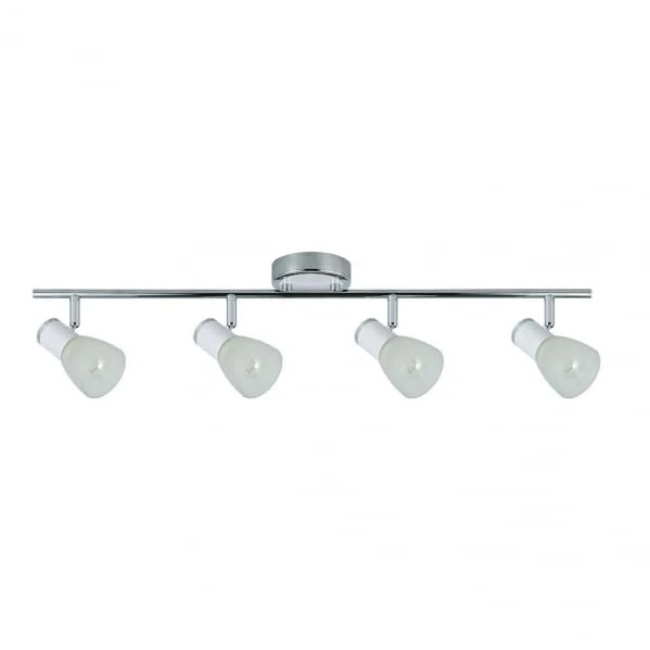 Cholo 4xe14 White/Chrome, Elegant and Functional, Ideal for Illuminating Your Spaces. Dimensions: 16 x 69.5 x 10 cm. Perfect for Any Modern and Sophisticated Environment.