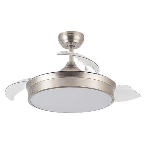 Brightium Fan DC 48W 4800lm 3 blades, 6 speeds, 3000-4000-6000K, remote control, timer and memory, ideal for air conditioning spaces.