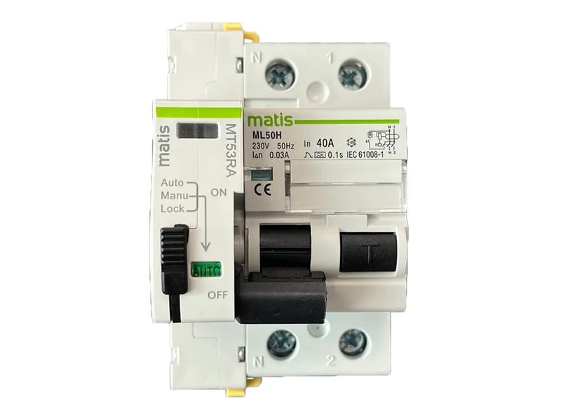 Resettable Differential 2 Poles, 40A, Sensitivity 30mA. Protects Electrical installations and Improves Safety at Home. Its Design facilitates Quick and Easy reassembly. - Image 1