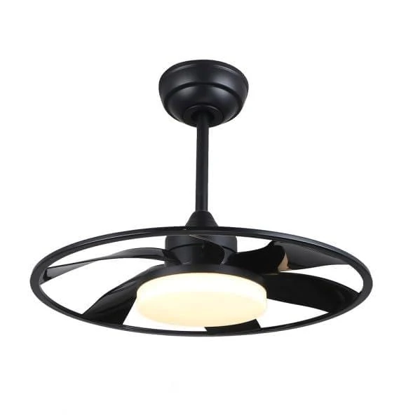 DC Fan 26W, 6 Blades, 2950 lm, 3000-4000-6500K, 6 speeds, Remote, Memory and Timer; Ideal for air Conditioning and Comfort.