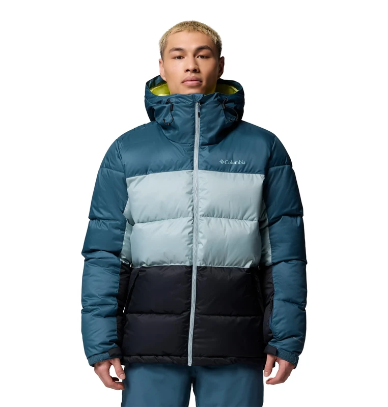 Columbia Men's Slope Style Jacket, Ski Jacket, Everblue/Crushed Blue/Black, Large