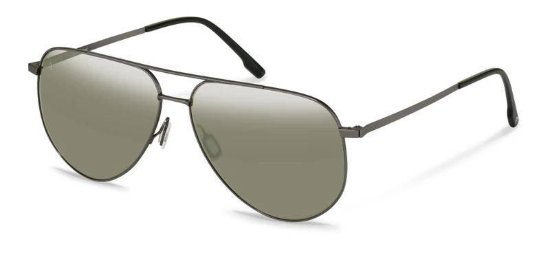 Rodenstock Men's R1449 Sunglasses, D130 Dark Grey, Black, 61/13/145